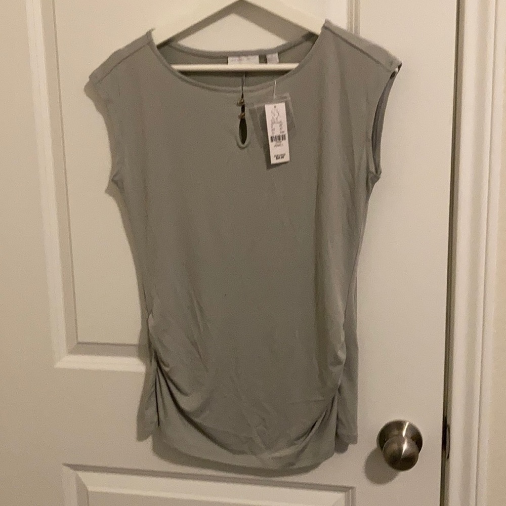 Gray NY&Co dress shirt